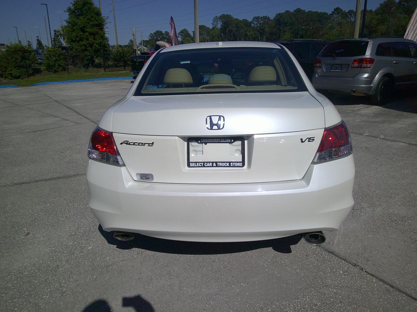 2009 WHITE HONDA ACCORD EX-L (1HGCP36859A) , located at 390 Hansen Avenue, Orange Park, FL, 32065, (904) 276-7933, 30.130497, -81.787529 - Photo#3